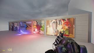 Garrys Mod RTX  3D paintings with MiDaS [upl. by Issor597]