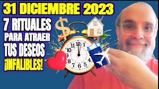 7 Rituales De fin de Año Diciembre 2023 a 2024 Atrae Todo Lo Que Deseas Dinero Amor Viajes Casa [upl. by Croydon]