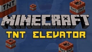 TNT Elevator for Minecraft Tutorial [upl. by Allimaj]