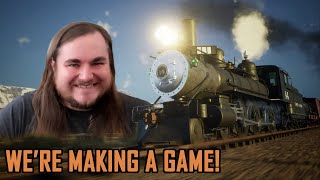 Weve been secretly making our own TRAIN GAME for OVER A YEAR [upl. by Ahseken]