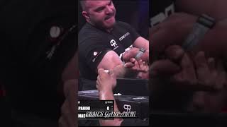 Ermes Gasparin was built differently ermesgasparini shorts armwrestling [upl. by Eilata966]