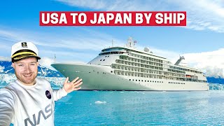 USA to Japan by Luxury Cruise Ship  Silversea Royal Suite [upl. by Yrahcaz]