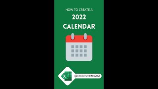 How to create Calendar in Excel [upl. by Aicrag]