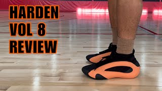 ADIDAS HARDEN VOLUME 8 FULL REVIEW BEST SHOE OUT RIGHT NOW [upl. by Nolra]