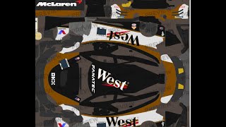 Making a new livery for the Mclaren 720s in Iracing using gimp [upl. by Cogswell]