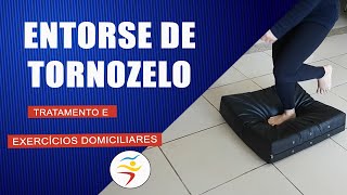 EXERCÍCIOS PARA ENTORSE DE TORNOZELO  Clínica Reabilitar [upl. by Corene]