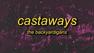 The Backyardigans  Castaways Lyrics  castaways we are castaways ahoy there ahoy we are castaways [upl. by Oivaf]