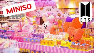 BTS en MINISO  recorrido bts miniso [upl. by Tudela]