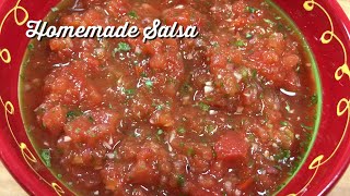 Homemade Salsa  Easy Salsa Recipe  MOLCS Easy Recipes [upl. by Anigroeg]