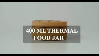 2023 Collection Thermal Food Jar 400ml [upl. by Aulea334]