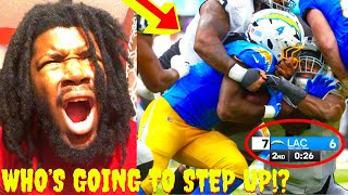 ONLY A 1 PT DIFFERENCE AT HALF CHARGERS VS RAIDERS HIGHLIGHTS REACTION 2024 WEEK 1 [upl. by Charlet491]