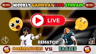 🏈 Commanders vs Eagles playbyplay Week 16 ANALYSIS LIVE STREAM Time For REVENGE NFC East Crown🔥 [upl. by Annayd]