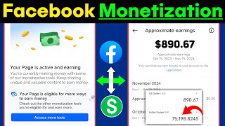 Facebook Monetization Eligibility In Hindi  Facebook Ko Monetise Kaise Kare 2024  Part 1 [upl. by Fonville]