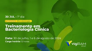 Treinamento Em Bacteriologia Clínica – Dia 01 [upl. by Asimaj625]