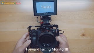 Forward Facing Monitor for SONY A7RIII  A7III [upl. by Serena]