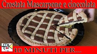 10 minuti perCucinare Crostata mascarpone e cioccolata [upl. by Jory]