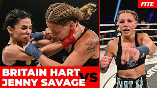 Bareknuckle Boxing Full Fight  Britain Hart vs Jenny Clausius [upl. by Anas]