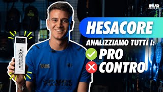 PRO e CONTRO dellHESACORE 🎾 Il sistema di antivibrazione più famoso nel PADEL [upl. by Eyk]