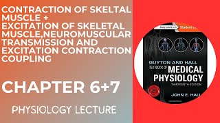 Physiology chapter 6 7  Contraction and Excitation Of Skeletal Muscle  Study Guyton with me [upl. by Ecyla]