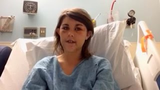 Survivor of Domestic Abuse Performs Heartbreaking Song From Hospital Bed [upl. by Leimad]