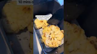 Air Fryer Cheesy Cauliflower Steaks airfryer airfrying [upl. by Vidovik]