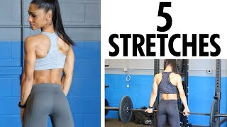 TOP 5 Glute Muscles Stretches [upl. by Ennael]