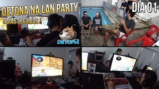 Fizemos uma LAN PARTY da DETONA GAMING [upl. by Hwu895]