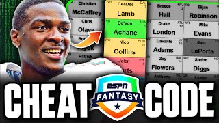 The GoTo Strategy To Win ESPN Fantasy Football Drafts [upl. by Ralina]