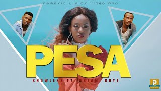 Butera knowless ft Dream BOyz  Pesa OFFICIAL VIDEO LYRIC [upl. by Thornie441]