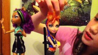 Monster High Clawdeen amp Howleen Wolf Doll Two Pack Review [upl. by Rhine]