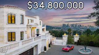 Inside an Iconic Los Angeles Estate with Insane City Views [upl. by Ewens838]