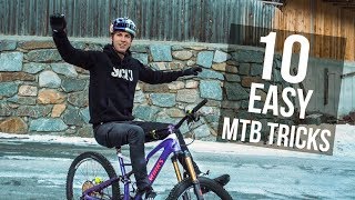 10 Easy MTB Tricks with Fabio Wibmer [upl. by Lilllie]