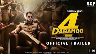 Dabangg 4  Official Trailer  Salman Khan  Sonakshi Sinha  Prabhu Deva  Akshay 2024 JIO HINDI [upl. by Gavan]