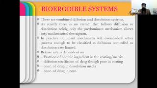 Bioerodible systems M [upl. by Klinger]