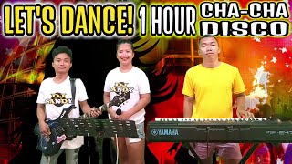 LETS DANCE 1 HOUR CHA  CHA DISCO NONSTOP 2024  APOLLO BAND  ZALDY MINI SOUND 2024 [upl. by Lilian]