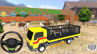 Animal Track Game  Animal Zoo Transporter Driving  Android Gameplay [upl. by Broome248]