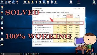 How To Solve Antimalware Service Executable High CPU Usage MsMpEngexe Problem in Windows 10818 [upl. by Carlynn610]