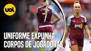 EMPRESA ENCERRA POLÊMICA E TROCA UNIFORME QUE EXPUNHA CORPOS DE JOGADORAS COMO ALISHA LEHMANN [upl. by Ahseenak]