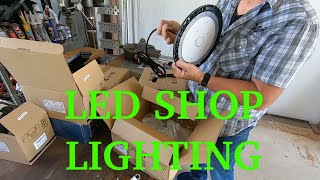 Shop LED Light Install [upl. by Gahan]