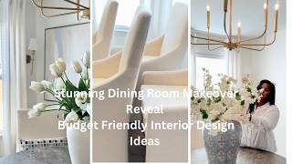 Stunning Dining Room Makeover  Interior Design  Budget Friendly Decor New Beginnings Makeover [upl. by Mudenihc]