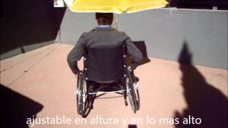 sombrilla para silla de ruedas [upl. by Ramsey]