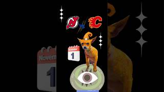 Butters SHOCKING NHL PREDICTION for NJ Devils vs Calgary Flames shorts [upl. by Eicnan]