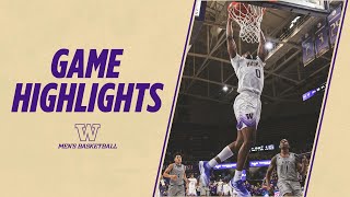 Washington 79 UC Davis 73  Huskies Highlights [upl. by Frymire]