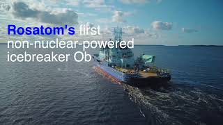 Rosatom nonnuclear icebreaker Ob [upl. by Tarsus]