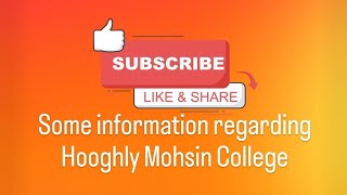 Some interesting facts about Hooghly Mohsin College 3 years Llb course [upl. by Nariko439]