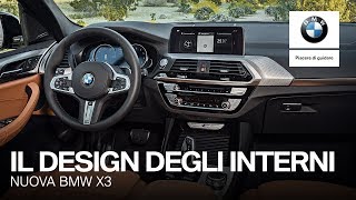 Interni sofisticati e più connettività Nuova BMW X3 [upl. by Anahsohs808]