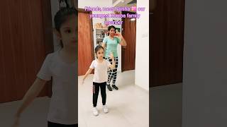 Naisha with Saanvi dancing to the latest trend 1998 movie song [upl. by Glover]