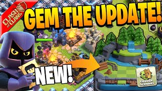 GEMMING THE ENTIRE CLASH OF CLANS SUMMER UPDATE [upl. by Tonneson]