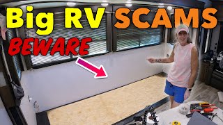 RV slide carpet removal amp three BIG RV SCAMS [upl. by Stone]