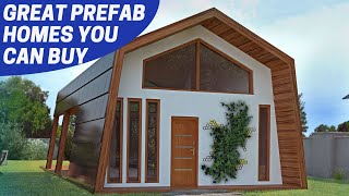 7 Great PREFAB HOMES 1 some affordable [upl. by Dachia453]